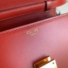 Celine Classic Box Teen Bag In Red Box Calfskin 931