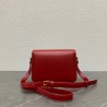 Celine Triomphe Teen Bag In Red Leather 020