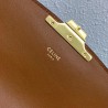 Celine Triomphe Teen Bag In White Triomphe Canvas 039
