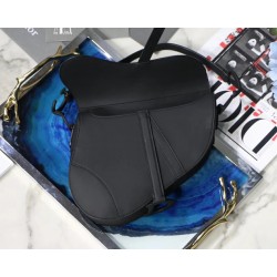 Dior Saddle Bag In Black Ultra Matte Leather 413