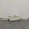 Celine Triomphe Teen Bag In White Leather 965