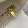 Celine Triomphe Teen Bag In White Leather 965