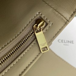 Celine Triomphe Large Bag In Nude Calfskin 440