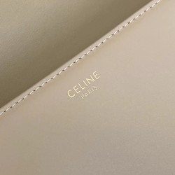 Celine Triomphe Large Bag In Nude Calfskin 440