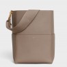 Celine Sangle Bucket Bag In Taupe Grained Calfskin 659