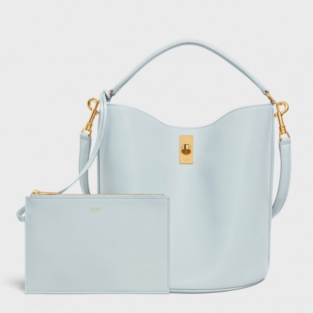 Celine Bucket 16 Bag In Mineral Smooth Calfskin 670