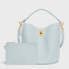 Celine Bucket 16 Bag In Mineral Smooth Calfskin 670