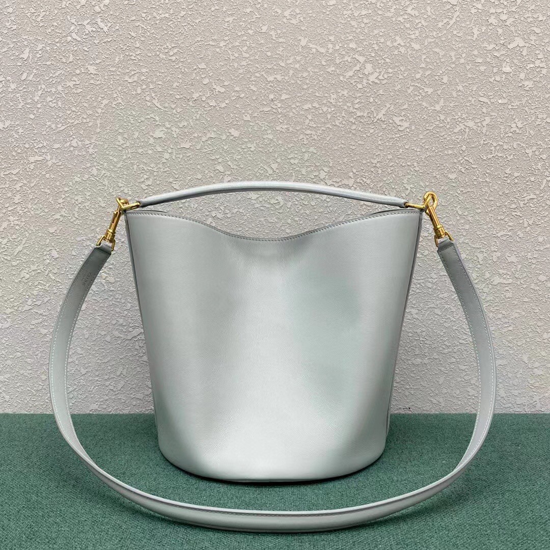 Celine Bucket 16 Bag In Mineral Smooth Calfskin 670