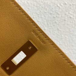 Celine Bucket 16 Bag In Yellow Soft Bare Calfskin 083