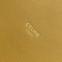 Celine Bucket 16 Bag In Yellow Soft Bare Calfskin 083