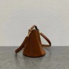 Celine Teen Bucket 16 Bag In Brown Calfskin 874