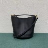 Celine Bucket 16 Bag In Black Grained Calfskin 092