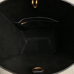 Celine Sangle Small Bucket Bag In Black Calfskin 241