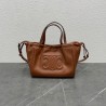 Celine Small Cabas Drawstring Cuir Triomphe Bag in Brown Calfskin 024