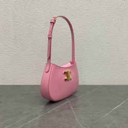 Celine Tilly Medium Bag in Pink Calfskin 123