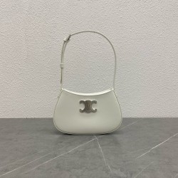 Celine Tilly Medium Bag in White Calfskin 478