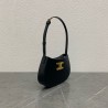 Celine Tilly Medium Bag in Black Calfskin 829