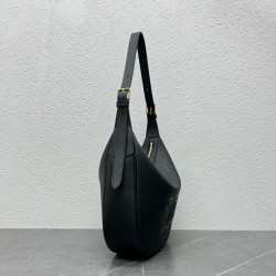 Celine Heloise Cuir Triomphe Bag in Black Calfskin 657