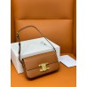 Celine Claude Shoulder Bag in Brown Calfskin 703