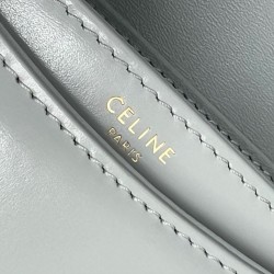 Celine Besace Clea Bag in Light Blue Shiny Calfskin 761