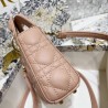 Dior Micro Lady Dior Bag In Poudre Cannage Lambskin 227