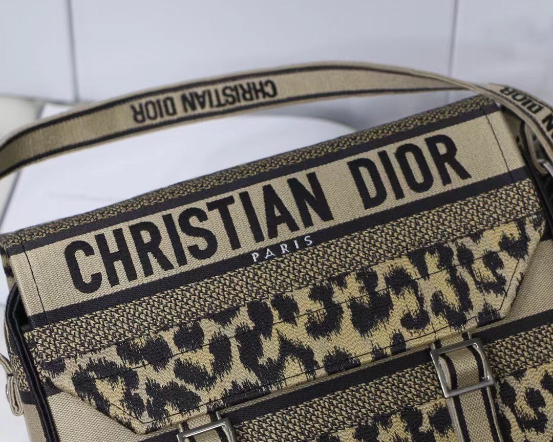 Dior Diorcamp Bag In Beige Multicolor Mizza Embroidery 427