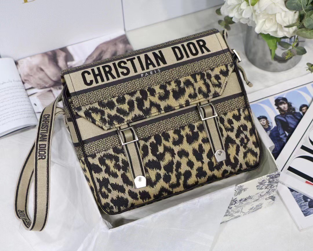 Dior Diorcamp Bag In Beige Multicolor Mizza Embroidery 427