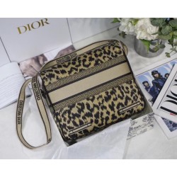 Dior Diorcamp Bag In Beige Multicolor Mizza Embroidery 427