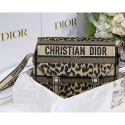 Dior Diorcamp Bag In Beige Multicolor Mizza Embroidery 427