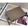 Dior Large Caro Daily Pouch In Beige Calfskin 957