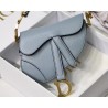 Dior Micro Saddle Bag In Cloud Blue Goatskin 670