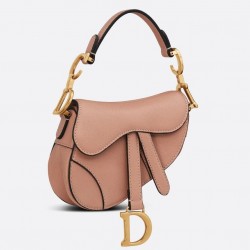 Dior Micro Saddle Bag In Poudre Goatskin 271