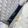 Dior 30 Montaigne Bag In Grey Oblique Jacquard Canvas 994