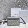 Dior 30 Montaigne Bag In Grey Oblique Jacquard Canvas 994