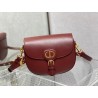 Dior Medium Bobby Bag In Bordeaux Calfskin 091