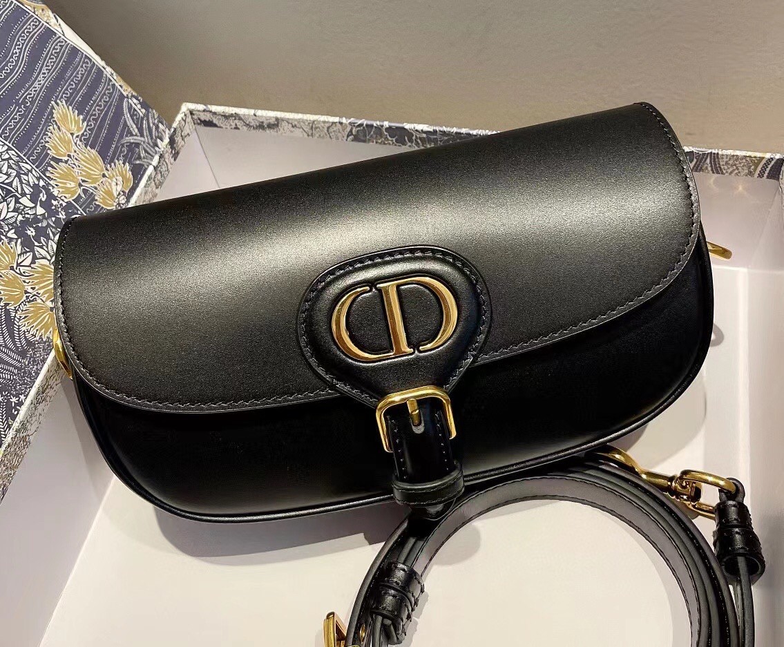 Dior Bobby East-West Bag In Black Box Calfskin 373