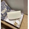 Dior Bobby East-West Bag In White Box Calfskin 412