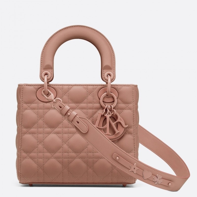 Dior Lady Dior My ABCDior Bag In Blush Ultra Matte Calfskin 305