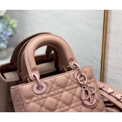 Dior Lady Dior My ABCDior Bag In Blush Ultra Matte Calfskin 305