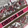 Dior Small Book Tote In Multicolor Butterfly Embroidery 278