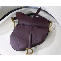 Dior Saddle Bag In Bordeaux Grained Calfskin 479