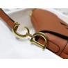 Dior Saddle Bag In Brown Grained Calfskin 509