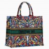 Dior Book Tote Bg In Butterfly Multicolor Canvas 791