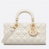 Dior Lady D-Joy Bag In White Cannage Lambskin 511