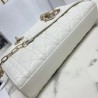 Dior Lady D-Joy Bag In White Cannage Lambskin 511