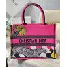 Dior Medium Book Tote Bag In Toile de Jouy Zoom Pop Embroidery 957