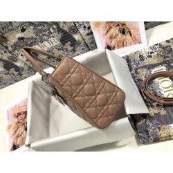 Dior Medium Lady Dior Bag In Blush Cannage Lambskin 903