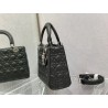 Dior Medium Lady Dior Bag In Noir Cannage Lambskin 930