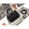 Dior Medium Lady Dior Bag In Black Cannage Lambskin 298