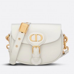 Dior Small Bobby Bag In White Calfskin 979